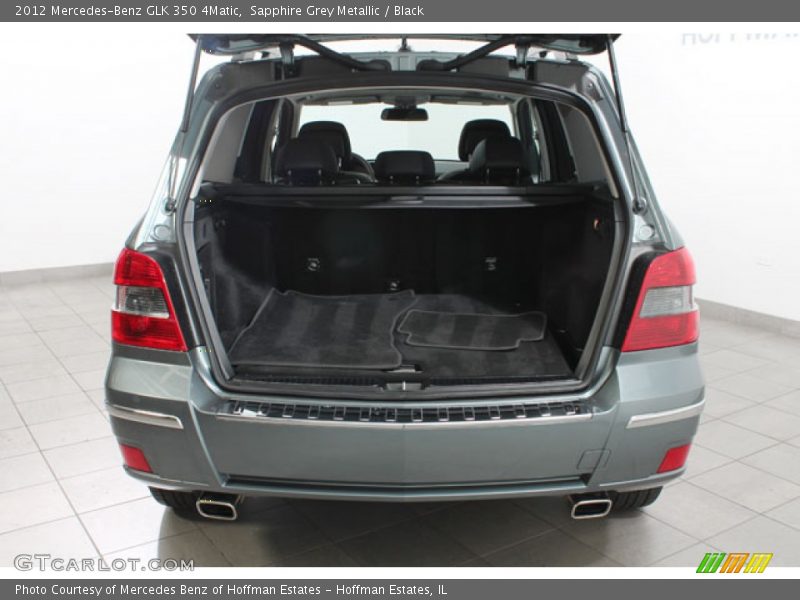 Sapphire Grey Metallic / Black 2012 Mercedes-Benz GLK 350 4Matic
