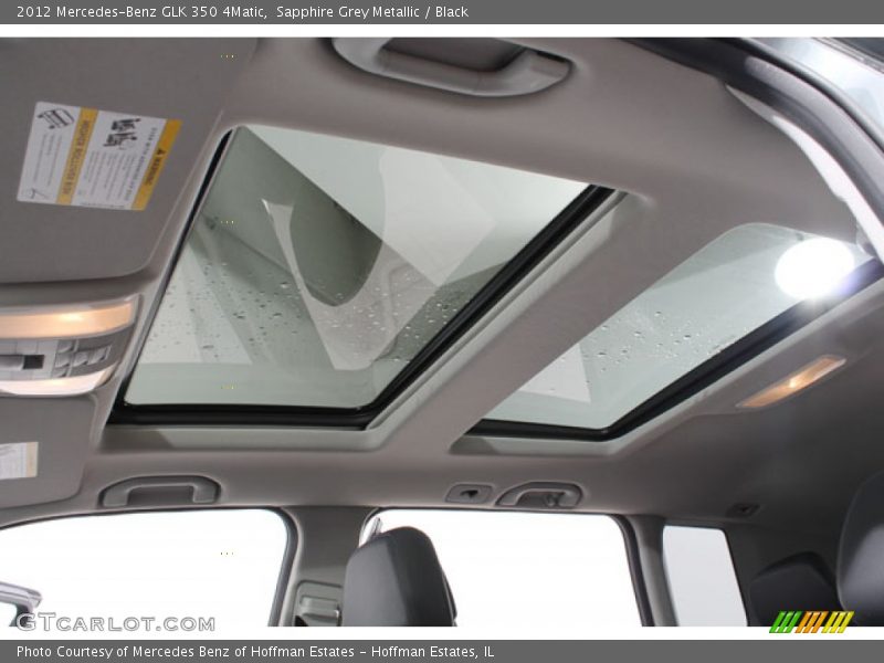 Sapphire Grey Metallic / Black 2012 Mercedes-Benz GLK 350 4Matic
