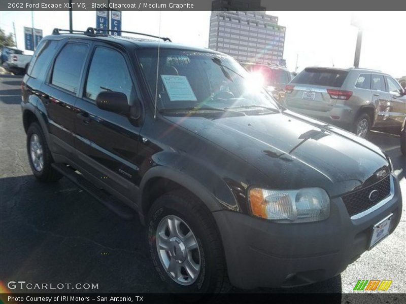 Black Clearcoat / Medium Graphite 2002 Ford Escape XLT V6