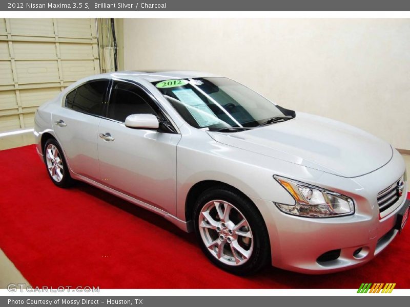 Brilliant Silver / Charcoal 2012 Nissan Maxima 3.5 S