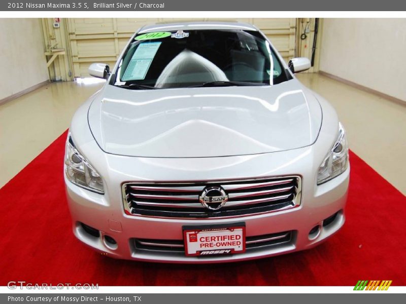 Brilliant Silver / Charcoal 2012 Nissan Maxima 3.5 S