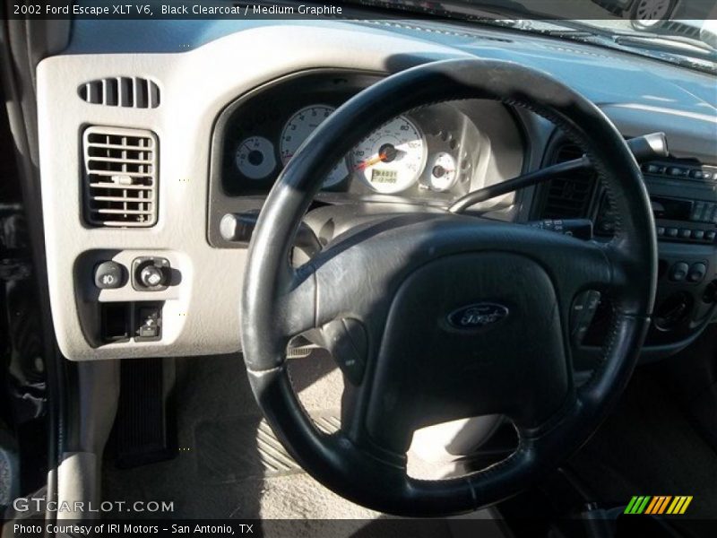 Black Clearcoat / Medium Graphite 2002 Ford Escape XLT V6