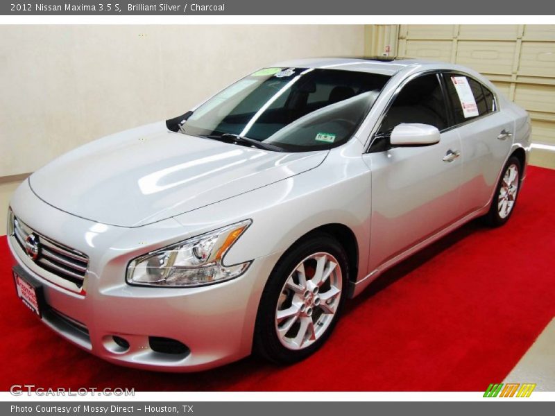 Brilliant Silver / Charcoal 2012 Nissan Maxima 3.5 S