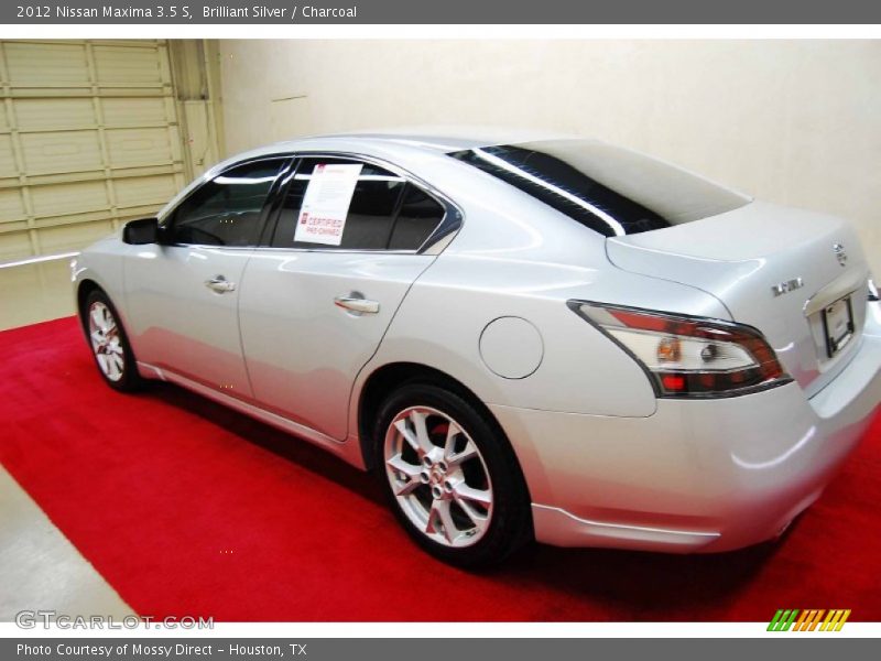 Brilliant Silver / Charcoal 2012 Nissan Maxima 3.5 S