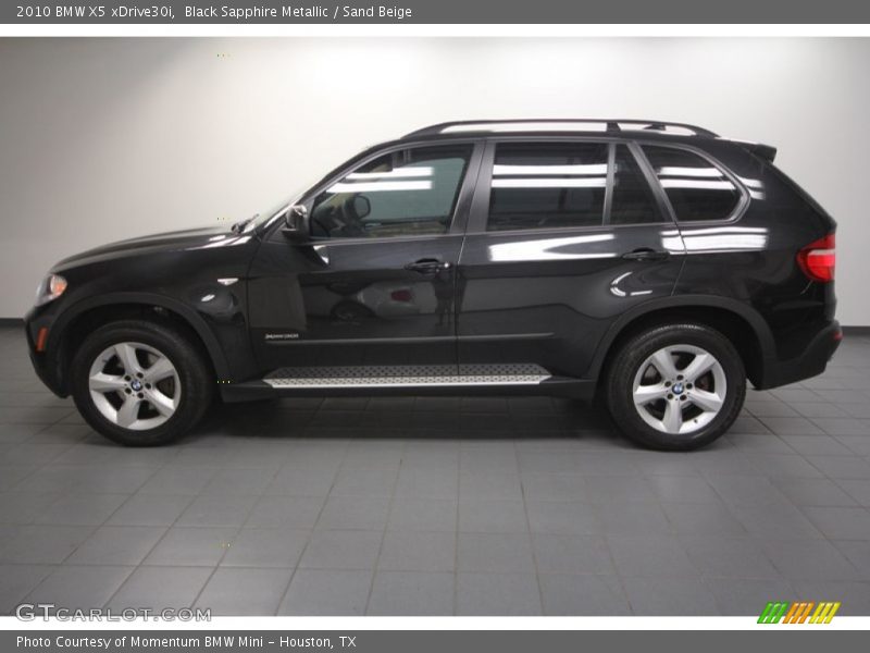 Black Sapphire Metallic / Sand Beige 2010 BMW X5 xDrive30i