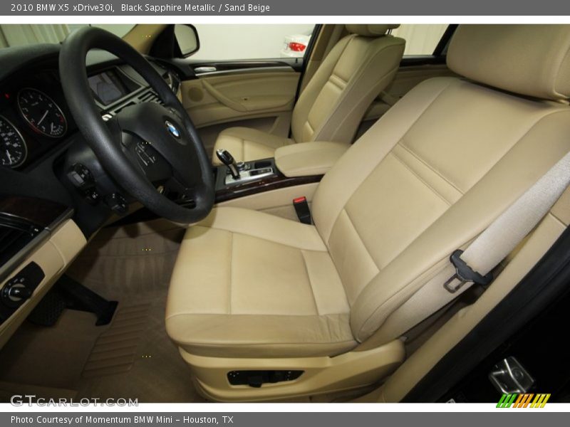 Black Sapphire Metallic / Sand Beige 2010 BMW X5 xDrive30i