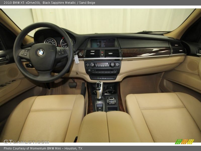 Black Sapphire Metallic / Sand Beige 2010 BMW X5 xDrive30i