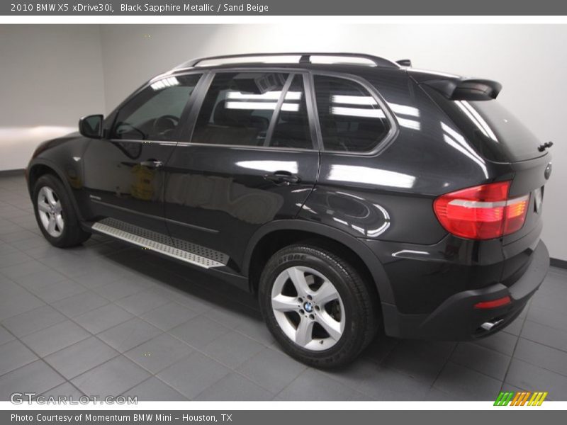 Black Sapphire Metallic / Sand Beige 2010 BMW X5 xDrive30i