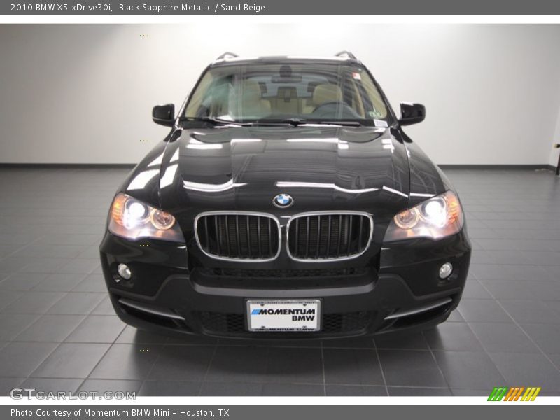 Black Sapphire Metallic / Sand Beige 2010 BMW X5 xDrive30i