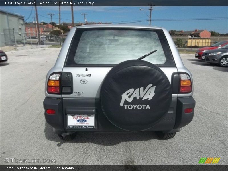 Alpine Silver Metallic / Dark Gray 1998 Toyota RAV4