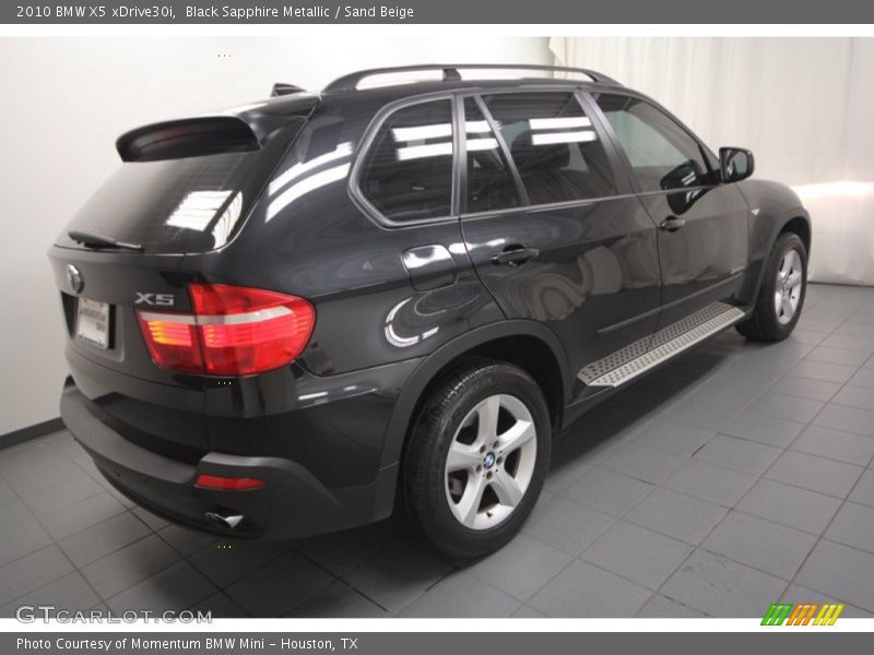 Black Sapphire Metallic / Sand Beige 2010 BMW X5 xDrive30i