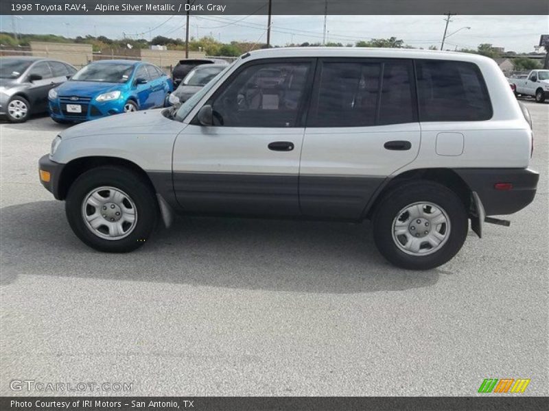 Alpine Silver Metallic / Dark Gray 1998 Toyota RAV4