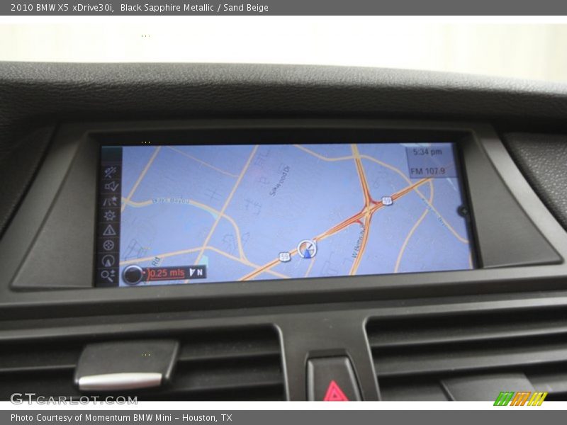 Black Sapphire Metallic / Sand Beige 2010 BMW X5 xDrive30i