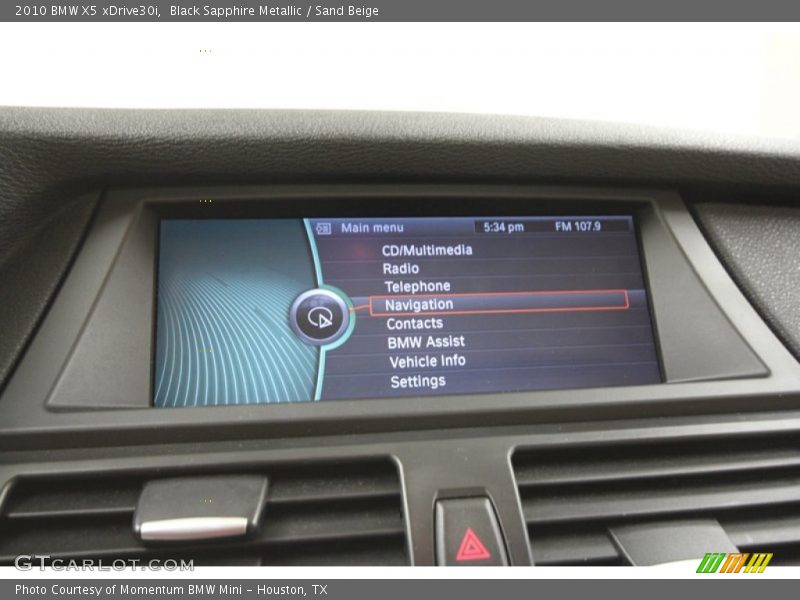 Black Sapphire Metallic / Sand Beige 2010 BMW X5 xDrive30i