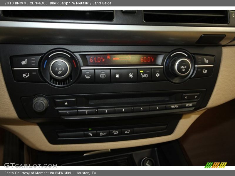 Black Sapphire Metallic / Sand Beige 2010 BMW X5 xDrive30i