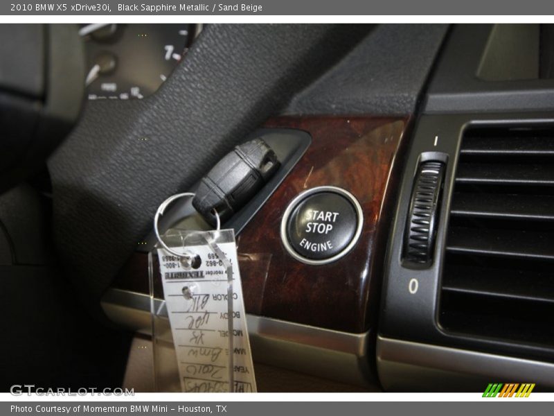 Black Sapphire Metallic / Sand Beige 2010 BMW X5 xDrive30i