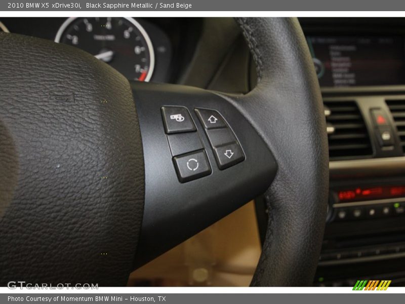 Black Sapphire Metallic / Sand Beige 2010 BMW X5 xDrive30i