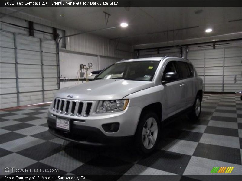 Bright Silver Metallic / Dark Slate Gray 2011 Jeep Compass 2.4