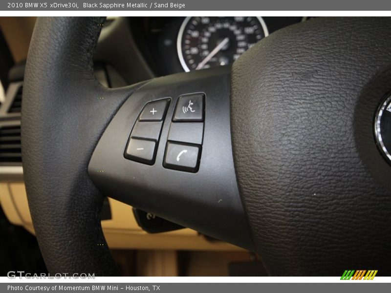 Black Sapphire Metallic / Sand Beige 2010 BMW X5 xDrive30i