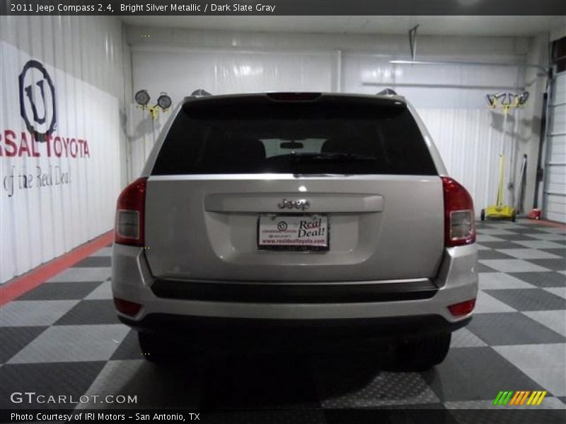 Bright Silver Metallic / Dark Slate Gray 2011 Jeep Compass 2.4