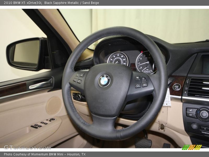 Black Sapphire Metallic / Sand Beige 2010 BMW X5 xDrive30i