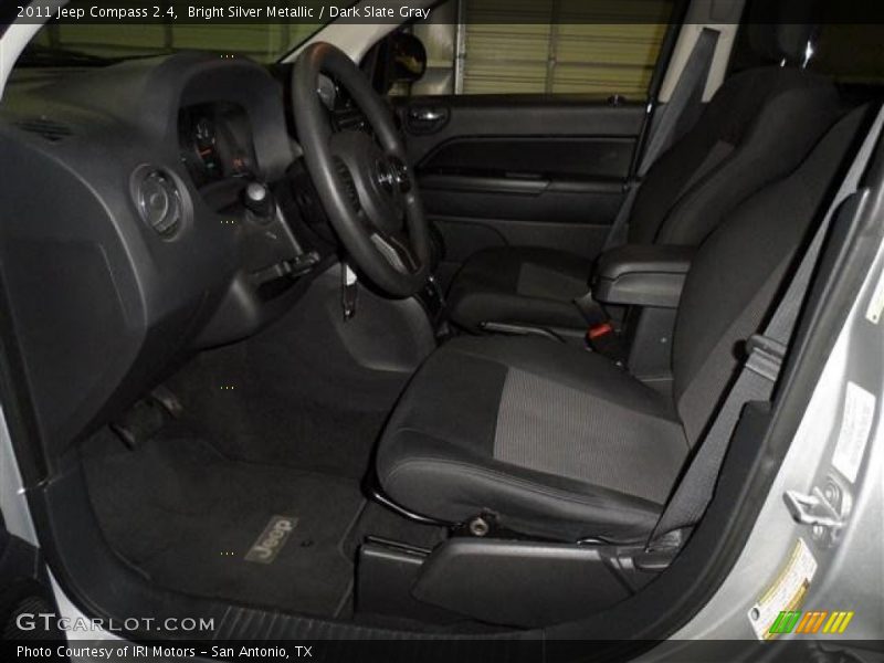 Bright Silver Metallic / Dark Slate Gray 2011 Jeep Compass 2.4