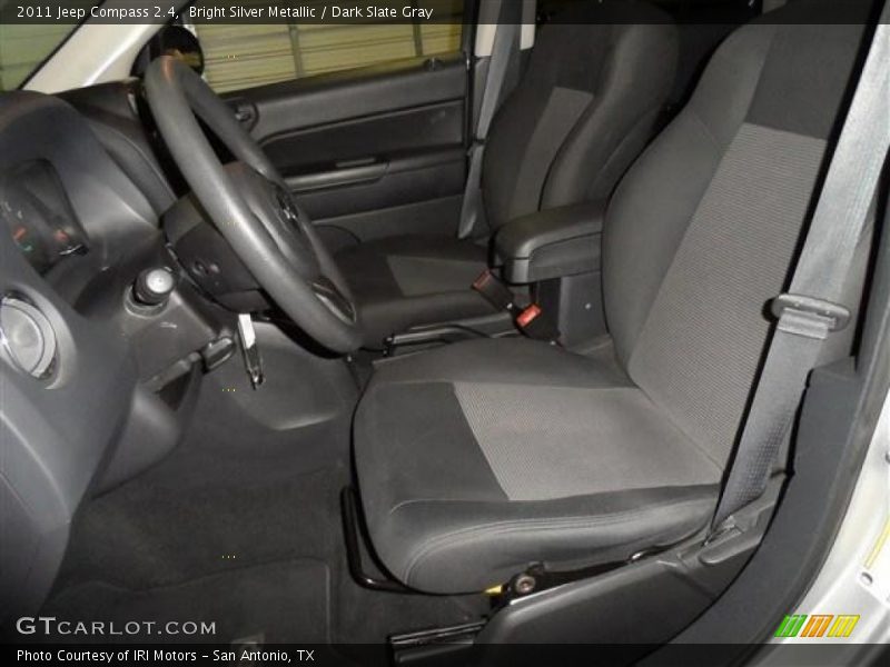 Bright Silver Metallic / Dark Slate Gray 2011 Jeep Compass 2.4