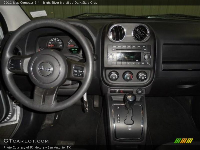 Bright Silver Metallic / Dark Slate Gray 2011 Jeep Compass 2.4