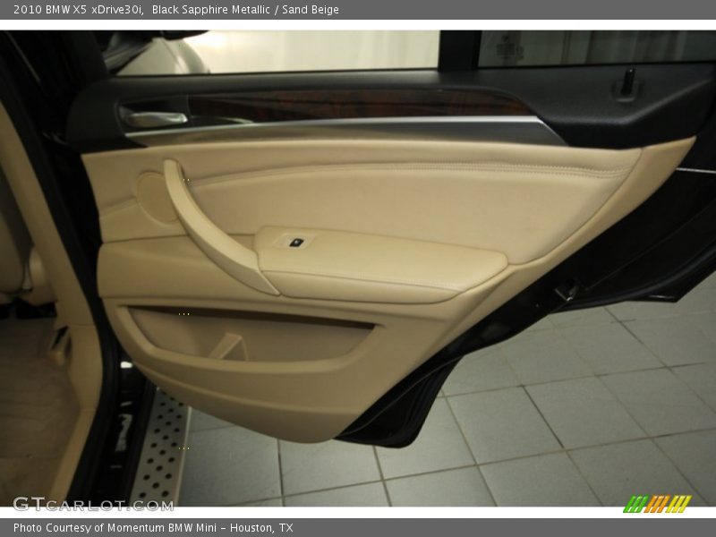 Black Sapphire Metallic / Sand Beige 2010 BMW X5 xDrive30i