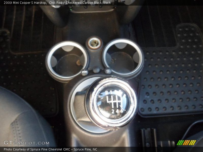 Chili Red / Checkered Carbon Black/Black 2009 Mini Cooper S Hardtop