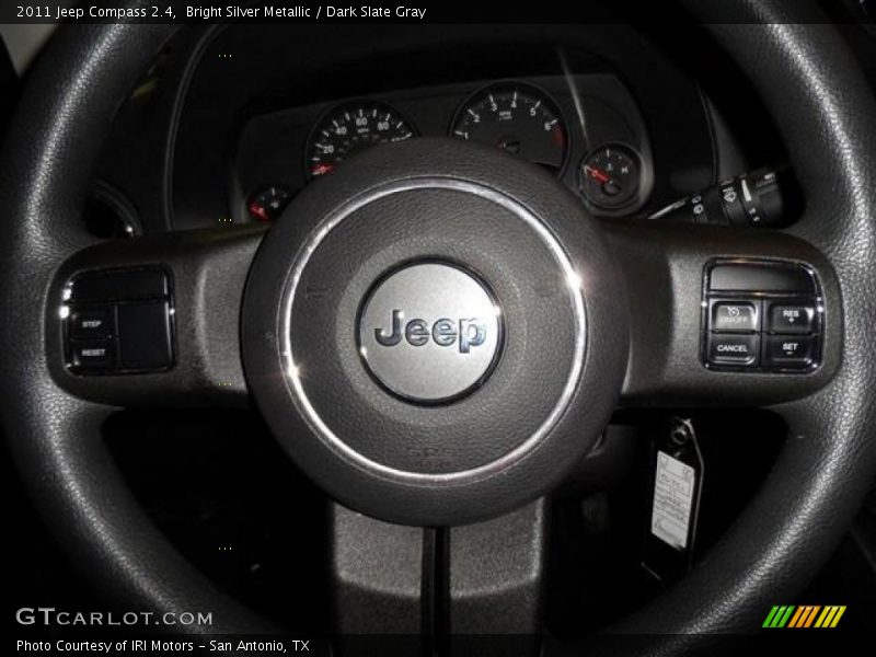 Bright Silver Metallic / Dark Slate Gray 2011 Jeep Compass 2.4