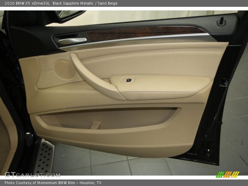 Black Sapphire Metallic / Sand Beige 2010 BMW X5 xDrive30i