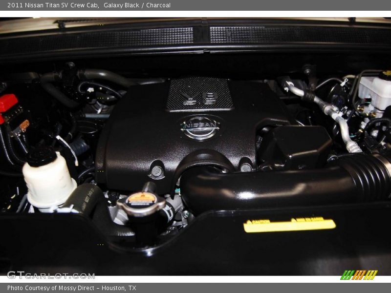 Galaxy Black / Charcoal 2011 Nissan Titan SV Crew Cab