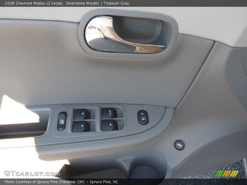 Silverstone Metallic / Titanium Gray 2008 Chevrolet Malibu LS Sedan