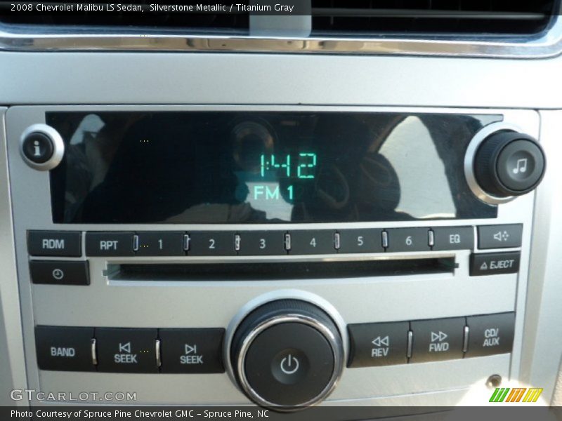 Silverstone Metallic / Titanium Gray 2008 Chevrolet Malibu LS Sedan