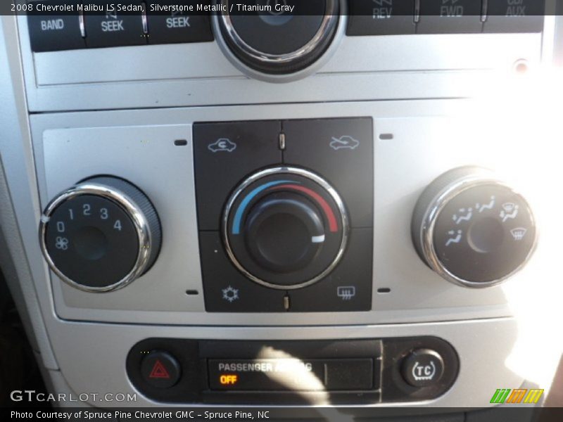 Silverstone Metallic / Titanium Gray 2008 Chevrolet Malibu LS Sedan