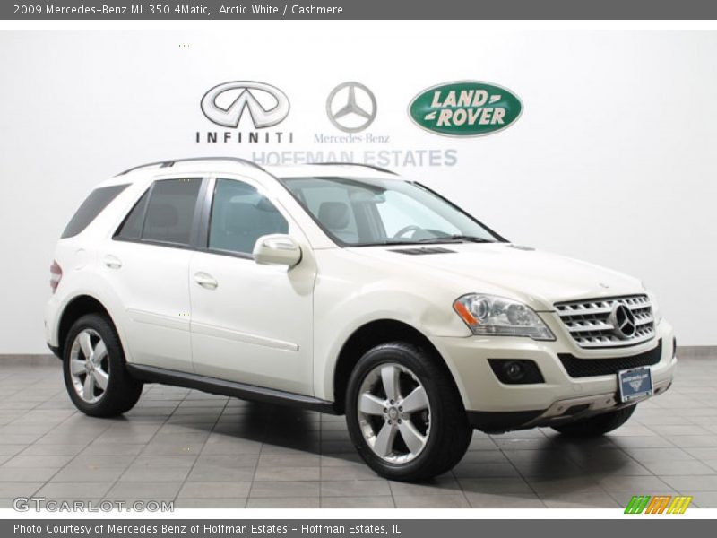 Arctic White / Cashmere 2009 Mercedes-Benz ML 350 4Matic