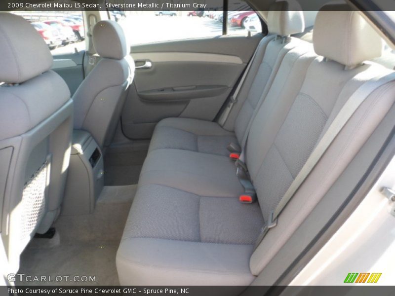 Silverstone Metallic / Titanium Gray 2008 Chevrolet Malibu LS Sedan