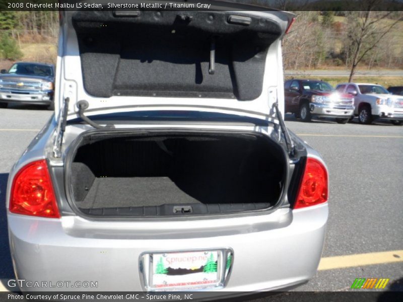 Silverstone Metallic / Titanium Gray 2008 Chevrolet Malibu LS Sedan