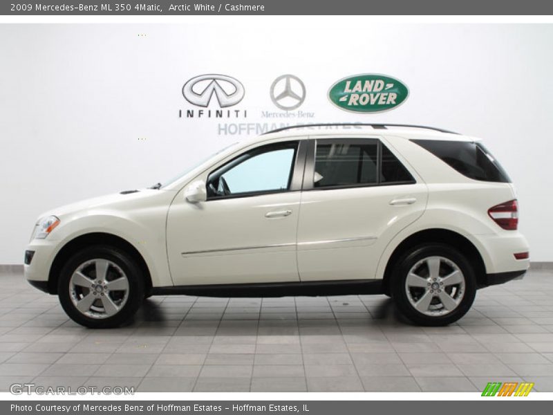 Arctic White / Cashmere 2009 Mercedes-Benz ML 350 4Matic