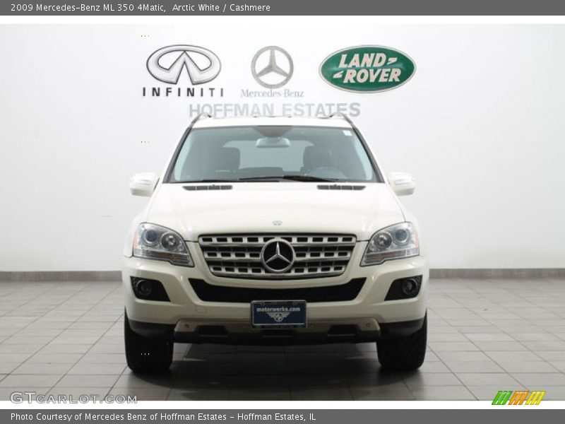 Arctic White / Cashmere 2009 Mercedes-Benz ML 350 4Matic