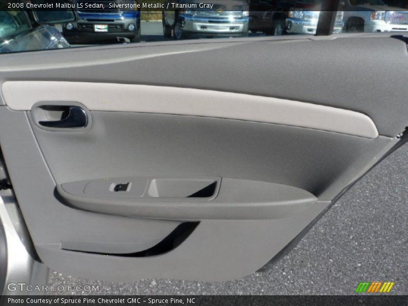 Silverstone Metallic / Titanium Gray 2008 Chevrolet Malibu LS Sedan
