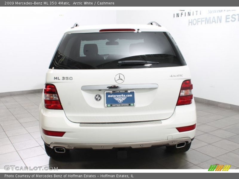 Arctic White / Cashmere 2009 Mercedes-Benz ML 350 4Matic