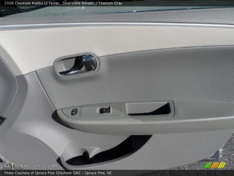Silverstone Metallic / Titanium Gray 2008 Chevrolet Malibu LS Sedan