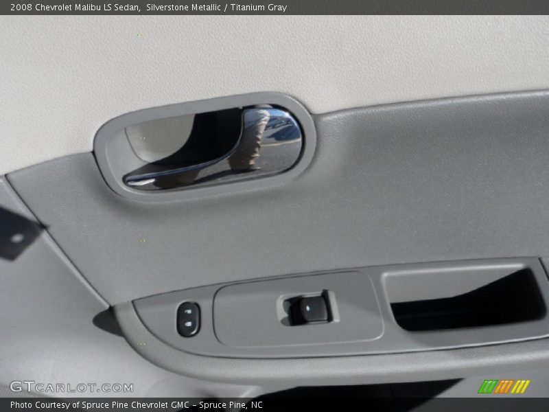 Silverstone Metallic / Titanium Gray 2008 Chevrolet Malibu LS Sedan