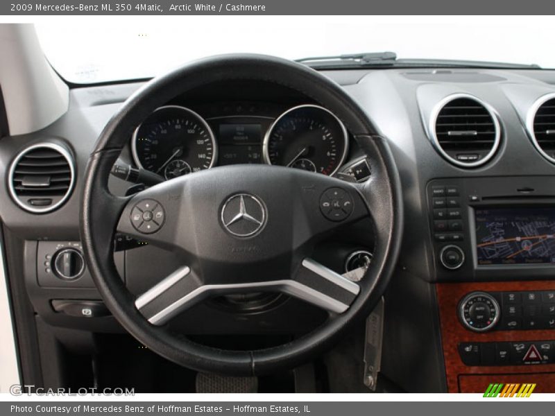 Arctic White / Cashmere 2009 Mercedes-Benz ML 350 4Matic