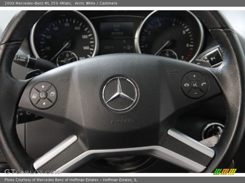Arctic White / Cashmere 2009 Mercedes-Benz ML 350 4Matic