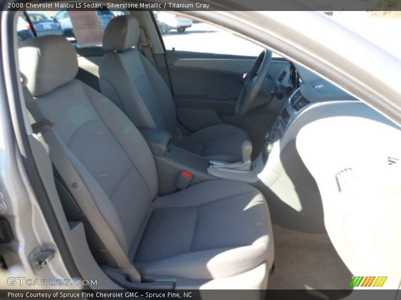 Silverstone Metallic / Titanium Gray 2008 Chevrolet Malibu LS Sedan