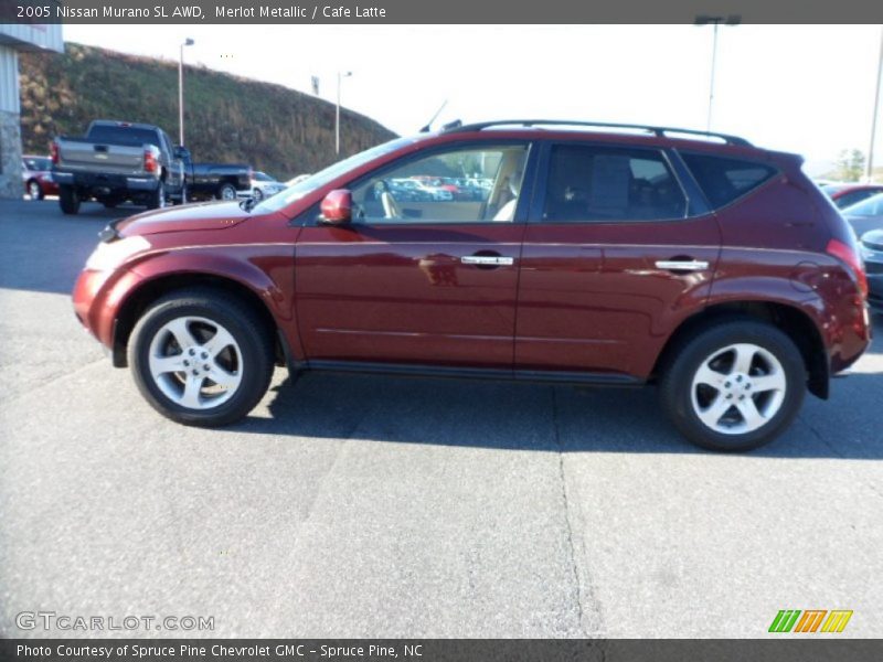 Merlot Metallic / Cafe Latte 2005 Nissan Murano SL AWD
