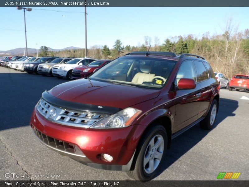 Merlot Metallic / Cafe Latte 2005 Nissan Murano SL AWD